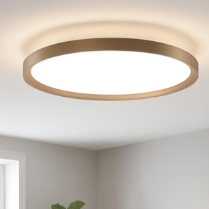 Plafoniera vivida atena rotonda sabbia led 48w 3000k 4000k per cucina