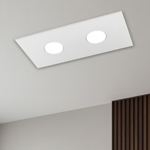 Top light area plafoniera bianca per cucina rettangolare moderna