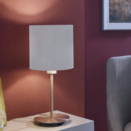 Pasteri eglo lampada da tavolo con portalampada cilindrico