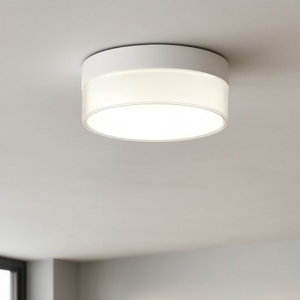 Plafoniera led 15w 3000k crumb linea light tonda bianca