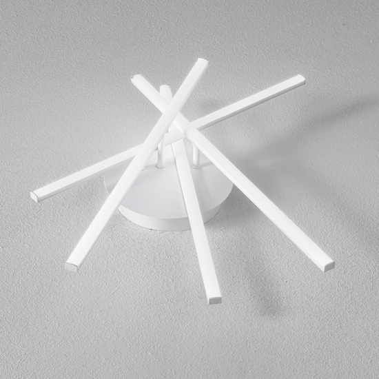 Plafoniera bianca led 3000k tullia gea luce moderna