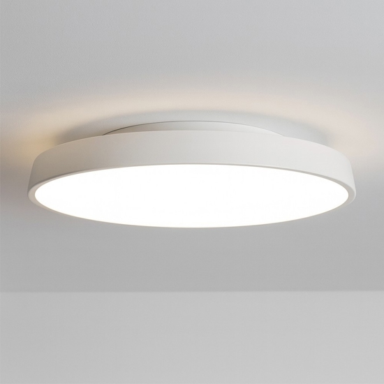 Isyluce plafoniera led 39w 3000k 4000k dimmerabile bianca rotonda