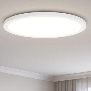 Plafoniera led 4000k ideal lux fly slim pl d45 rotonda
