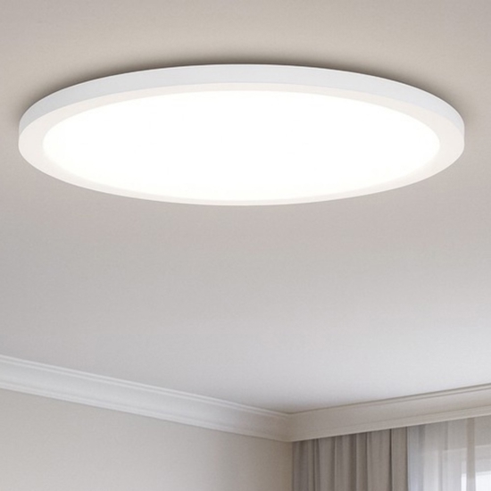 Plafoniera led 4000k ideal lux fly slim pl d45 rotonda