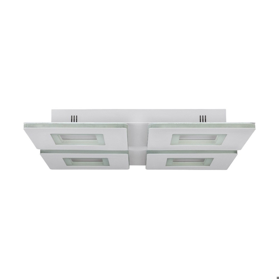 Padrogiano z eglo plafoniera smart moderna quadrata led rgb cct 2700k a 6500k