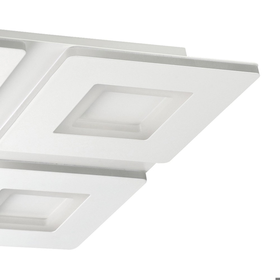 Padrogiano z eglo plafoniera moderna quadrata led rgb 2700k a 6500k