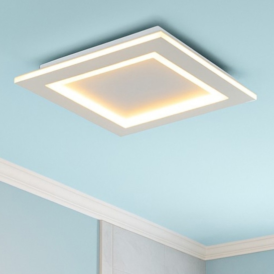 Padrogiano z eglo plafoniera bianca moderna led rgb cct da 2700k a 6500k smart