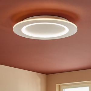 Padrogiano z eglo plafoniera moderna tonda controllo remoto led rgb 2700k a 6500k