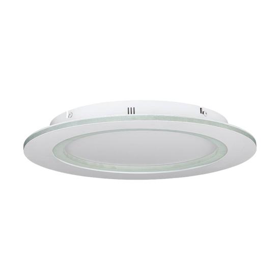 Padrogiano z eglo plafoniera moderna tonda controllo remoto led rgb cct 2700k a 6500k