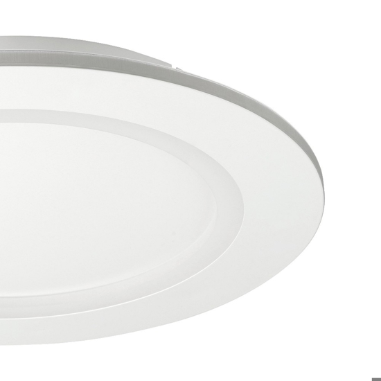 Padrogiano z eglo plafoniera moderna tonda controllo remoto led rgb 2700k a 6500k