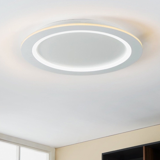 Padrogiano z eglo plafoniera circolare moderna led rgb cct da 2700k a 6500k smart