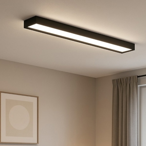 Visualizza i dettagli per Tara linea light plafoniera led 3000k nera ip40 rettangolare Tara linea light plafoniera led 3000k nera ip40 rettangolare