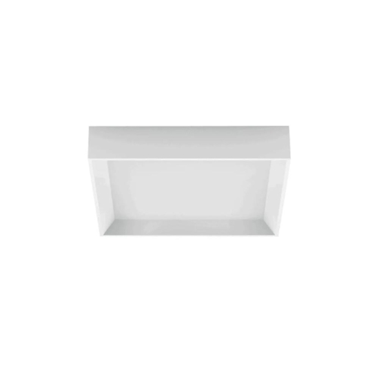 Tara linea light plafoniera quadrata led bianca 3000k 30cm