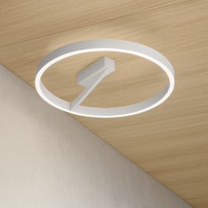Gea luce criseide plafoniera led 3000k bianca per salotto