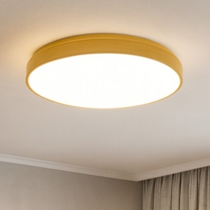 Plafoniera led 30w 3000k krizia p-p oro tonda moderna