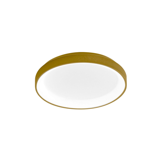 Plafoniera led 30w 3000k krizia p-p oro tonda moderna