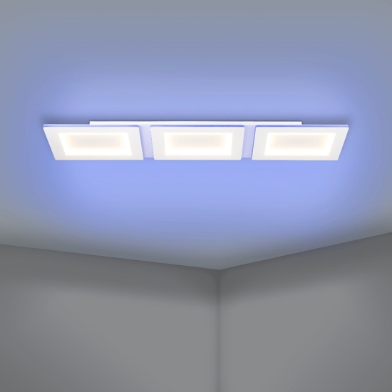 Padrogiano z eglo plafoniera moderna rettangolare led rgb 2700k a 6500k