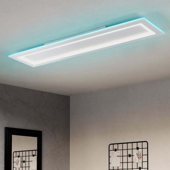 Padrogiano z eglo plafoniera smart design moderno led rgb cct da 2700k a 6500k
