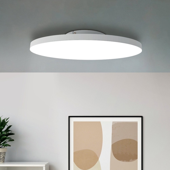 Turcona z eglo plafoniera moderna tonda led rgb da 2700k a 6500k controllo remoto app