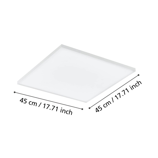 Turcona z eglo plafoniera moderna controllo remoto app led rgb 2700k a 6500k