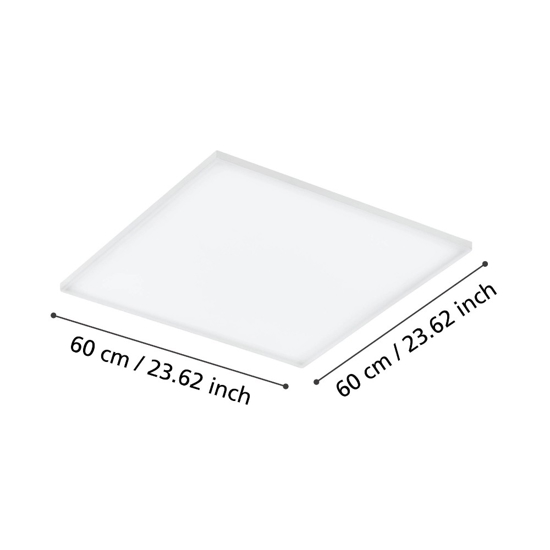 Turcona z eglo plafoniera smart led rgb da 2700k a 6500k controllo remoto app