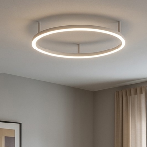 Oracle slim pl d050 round plafoniera led 3000k tonda 50cm bianca per ingresso
