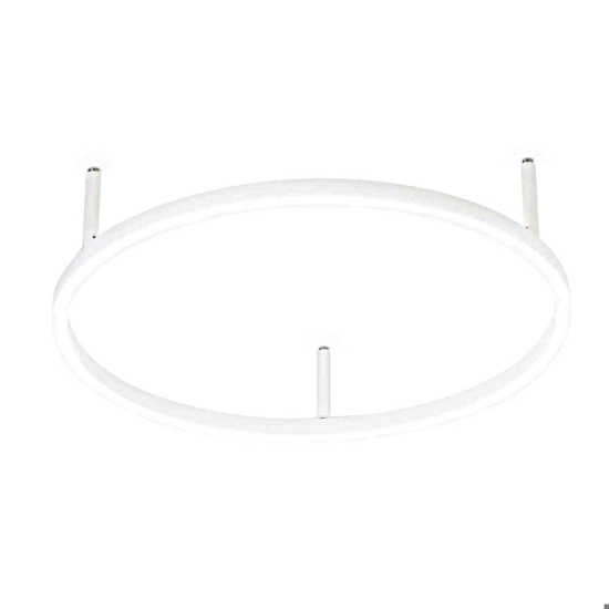 Oracle slim pl d050 round plafoniera led 3000k tonda 50cm bianca per ingresso