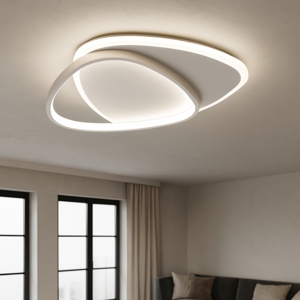 Plafoniera led 36w 3000k 4000k design moderna bianca vivida ciop