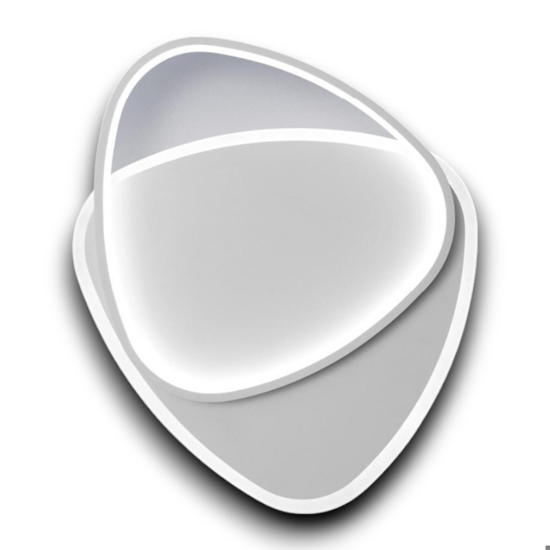 Plafoniera led 36w 3000k 4000k design moderna bianca vivida ciop