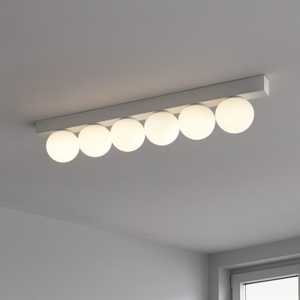 Ideal lux ping pong pl6 plafoniera 6 luci led 18w 3000k bianca