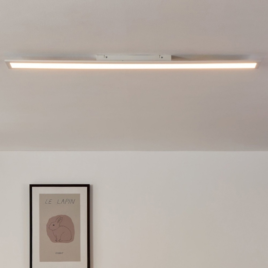 Salobrena z eglo plafoniera smart rettangolare led da 2700k a 6500k controllo remoto app