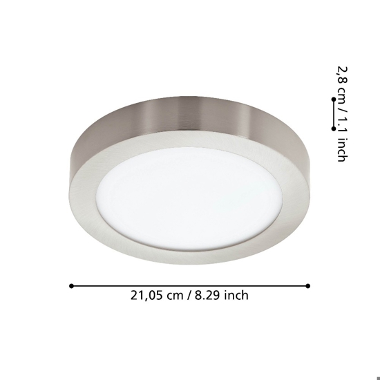 Fueva z eglo plafoniera da bagno ip44 controllo remoto led 2700k a 6500k