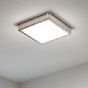 Fueva z plafoniera da bagno moderno quadrata ip44 led da 2700k a 6500k