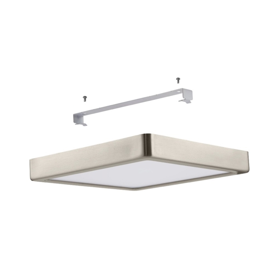 Fueva z plafoniera da bagno moderno quadrata ip44 led da 2700k a 6500k