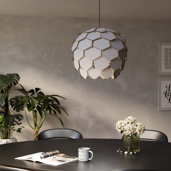Mattanza eglo lampadario da cucina design originale in legno