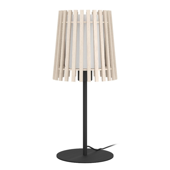Fattoria eglo lampada da tavolo stile nordico in legno