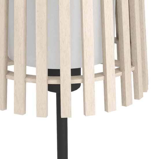 Fattoria eglo lampada da tavolo stile nordico in legno