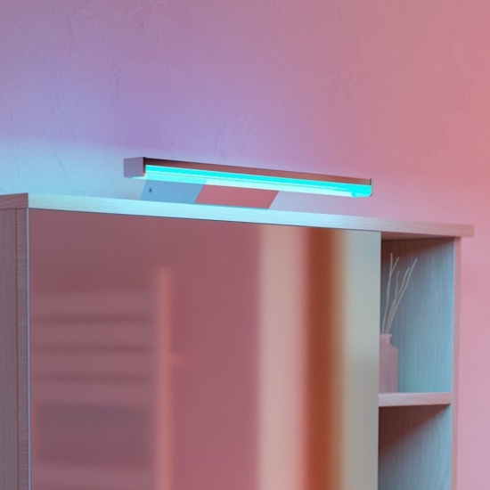 Regello z eglo applique da bagno per specchio led rgb 2700k a 6500k ip44