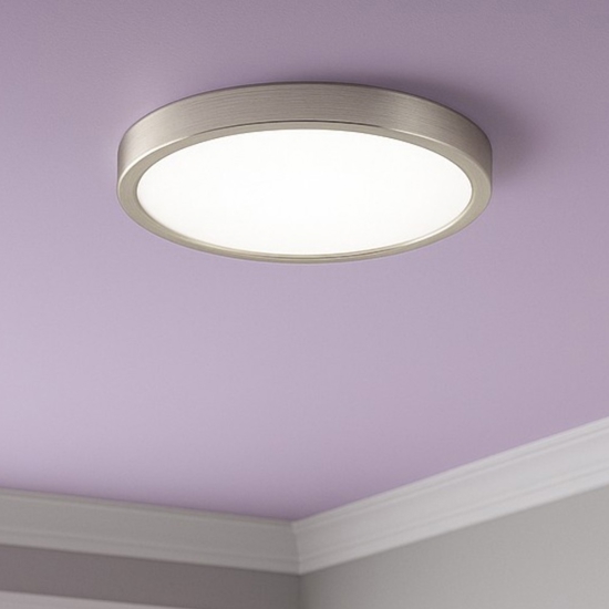 Fueva z plafoniera da bagno ip44 moderna tonda led 2700k a 6500k