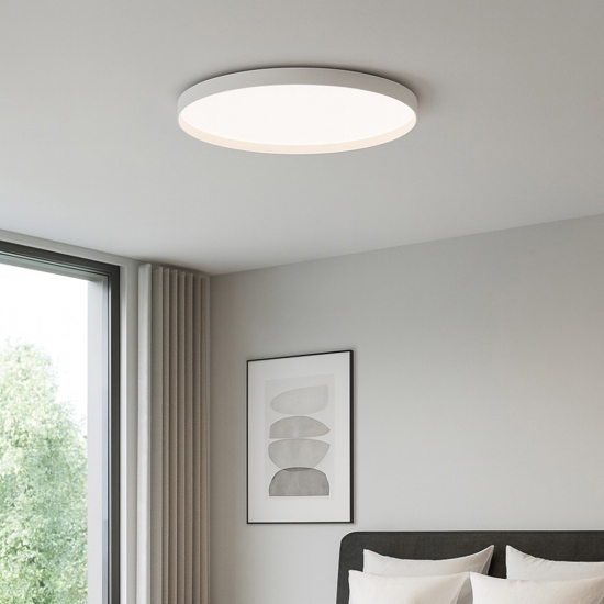 Gea luce acelia plafoniera moderna led 40w da 3000k a 4000k per salotto