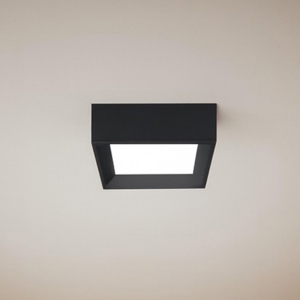 Plafoniera led 3000k nera linea light tara mini