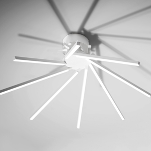 Plafoniera da soffitto a led 21w 3000k vivida shang design moderna per soggiorno