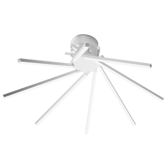 Plafoniera da soffitto a led 21w 3000k vivida shang design moderna per soggiorno