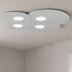 Plafoniera da soffitto per cucina moderna grigio toplight cloud
