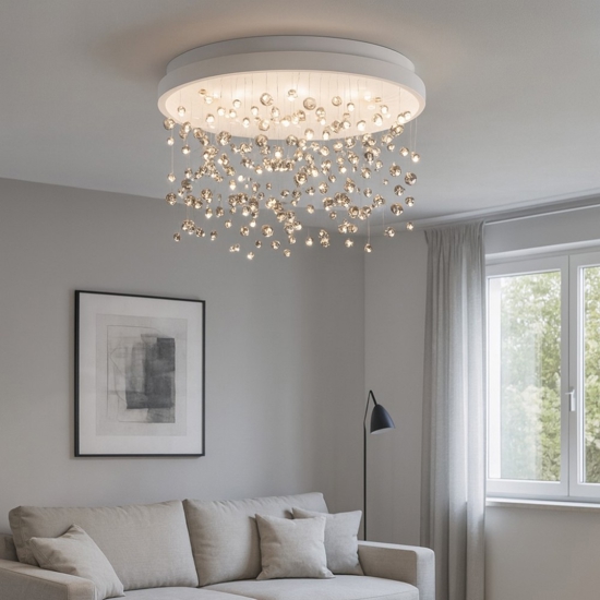 Armony pl d60 plafoniera led 61w 3000k ideal lux moderna