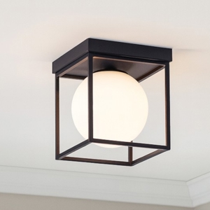 Lingotto pl1 plafoniera ideal lux nero
