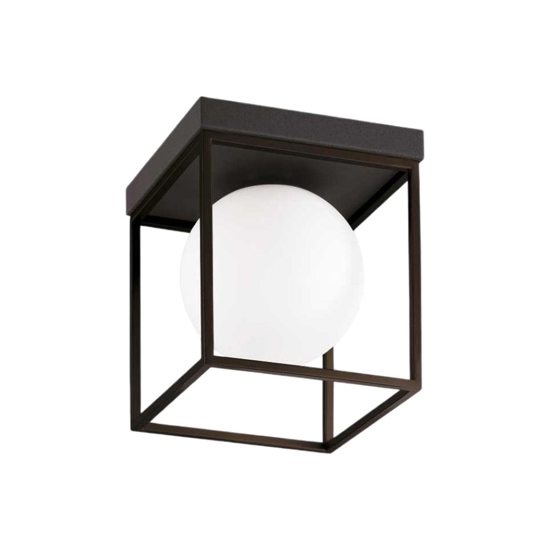 Lingotto pl1 plafoniera ideal lux nero