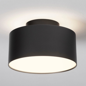 Plafoniera nera da cucina rotonda 24w 3000k