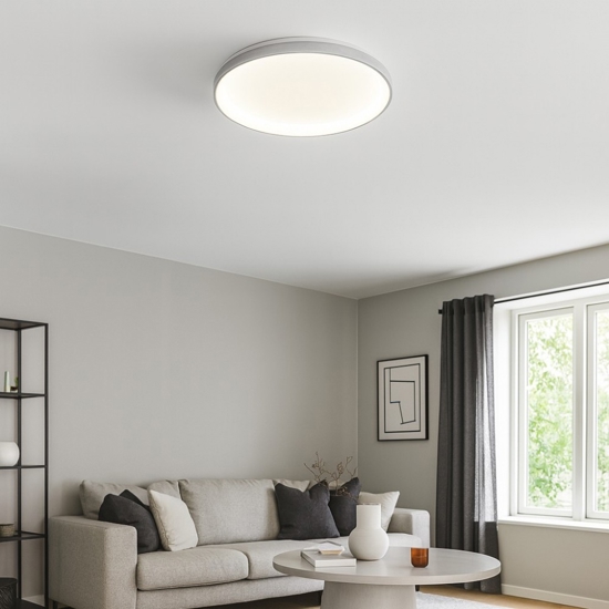 Plafoniera krizia pm bianca led 38w 4000k moderna gea luce