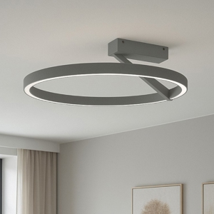 Plafoniera vivida titanio led 44w 3000k 4000k meridiana